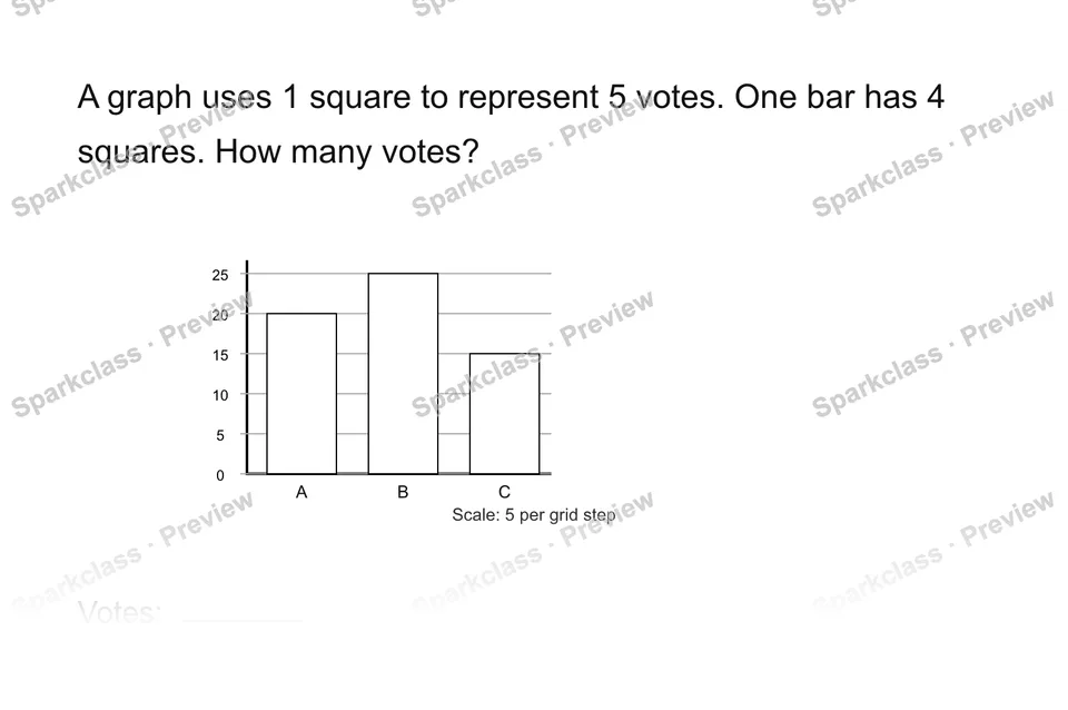 Read a scaled graph — page 1