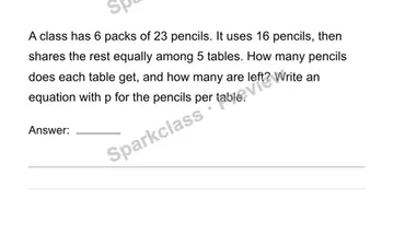 Solve a multi-step problem — Grade 4 problem preview