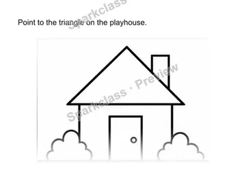 Identify flat shapes — Kindergarten problem preview
