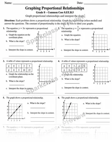 8.EE.B.5 · Variant 2 — Grade 8 worksheet preview