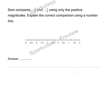 Order rational numbers in mathematical and real contexts — Grade 6 problem preview
