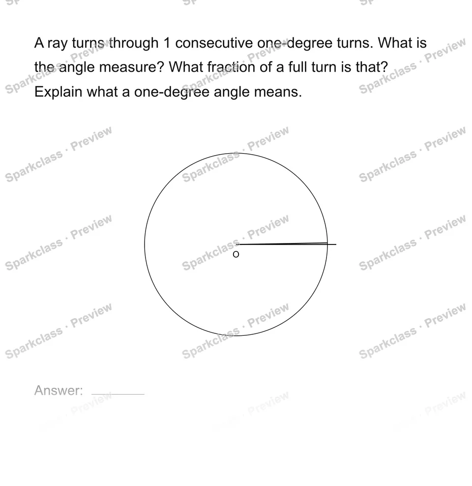 Count one-degree turns — page 1