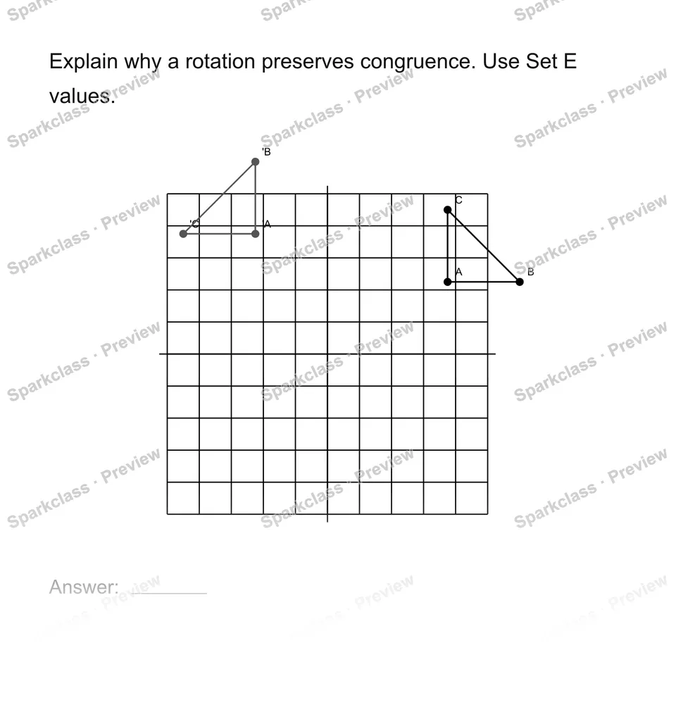 Justify congruence by transformations — page 1