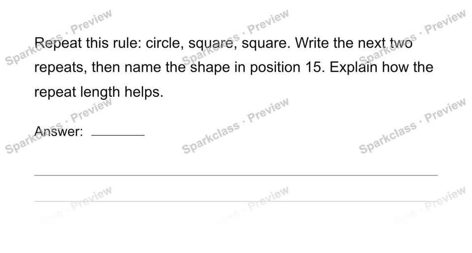 Generate a repeating shape pattern — page 1