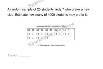 Use a sample to infer a population — Grade 7 problem preview