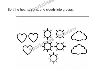 Sort by kind. — Kindergarten problem preview
