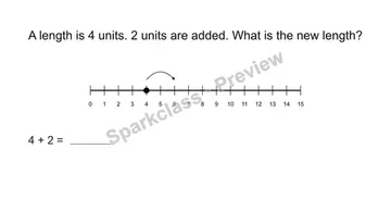 Use a length number line — Grade 2 problem preview