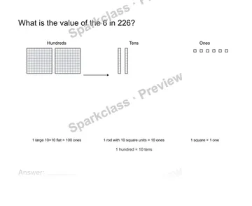 Name a digit value — Grade 2 problem preview