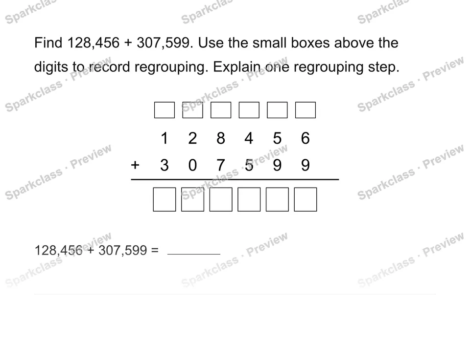 Add whole numbers — page 1