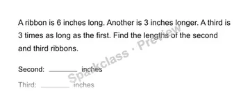 Compare two situations — Grade 4 problem preview