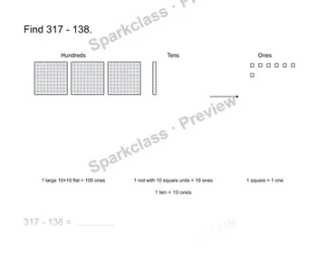 Add and subtract within 1,000 — Grade 2 problem preview