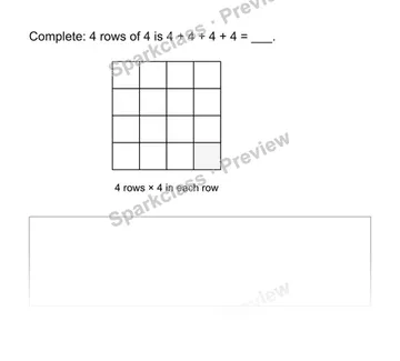 Read an array — Grade 2 problem preview