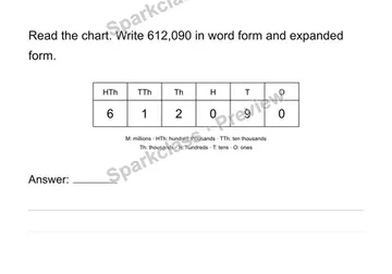 Connect three forms — Grade 4 problem preview
