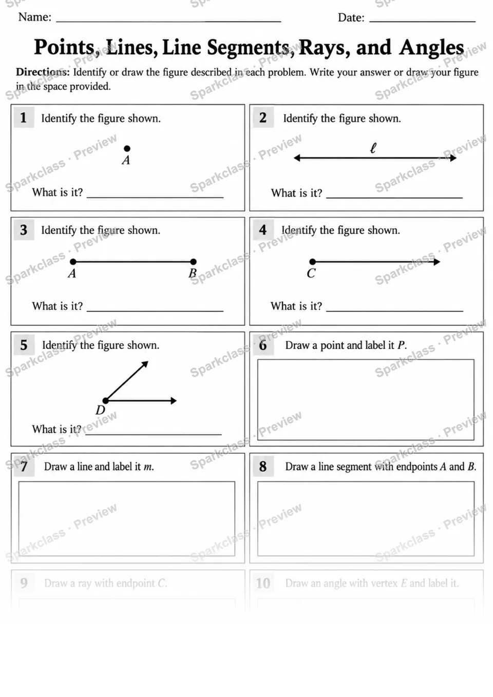 4.G.A.1 · 1 Lines Rays Angles Variant 01 Lowcoverage — page 1