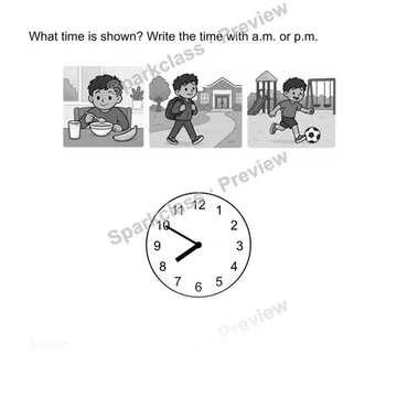 Read time to five minutes — Grade 2 problem preview