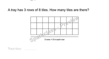 Find the unknown total — Grade 3 problem preview