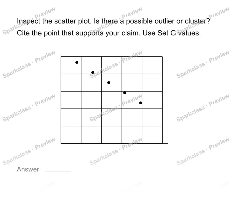 Identify clusters and outliers — page 1