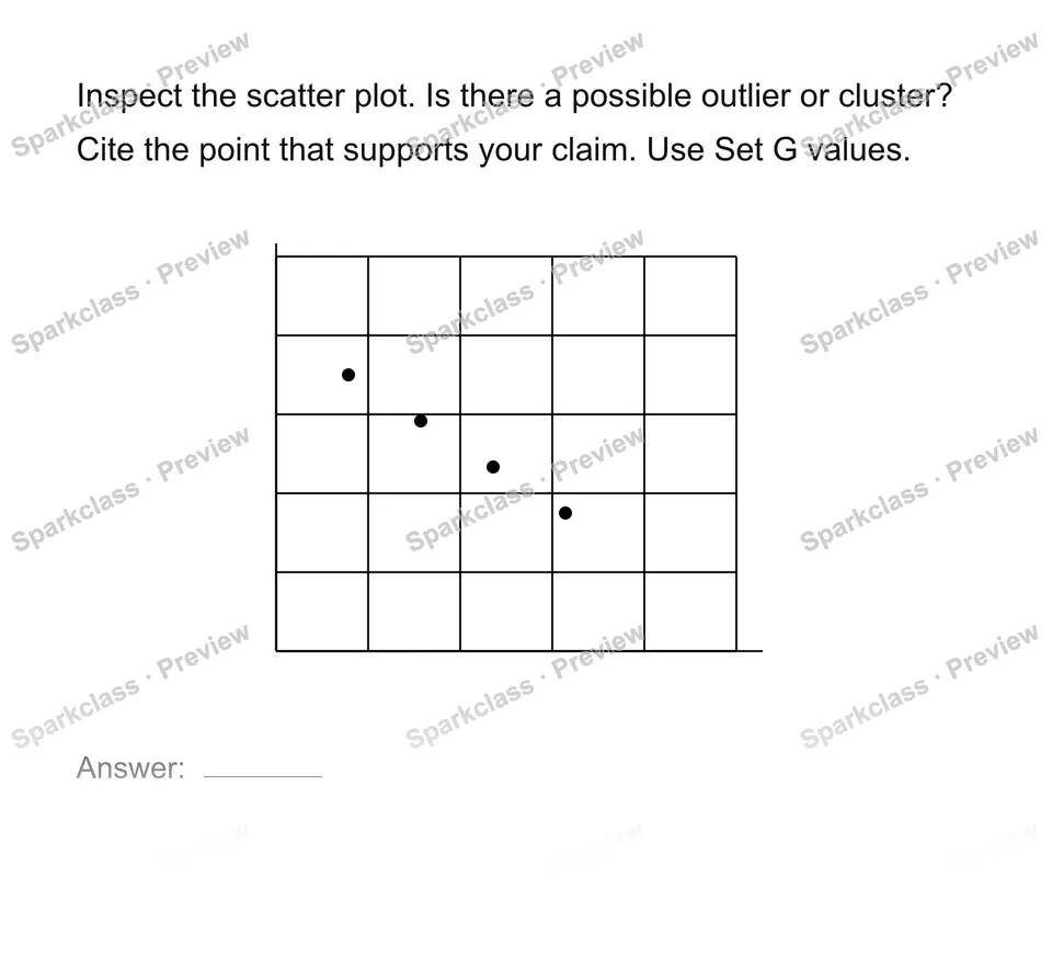 Identify clusters and outliers — page 1