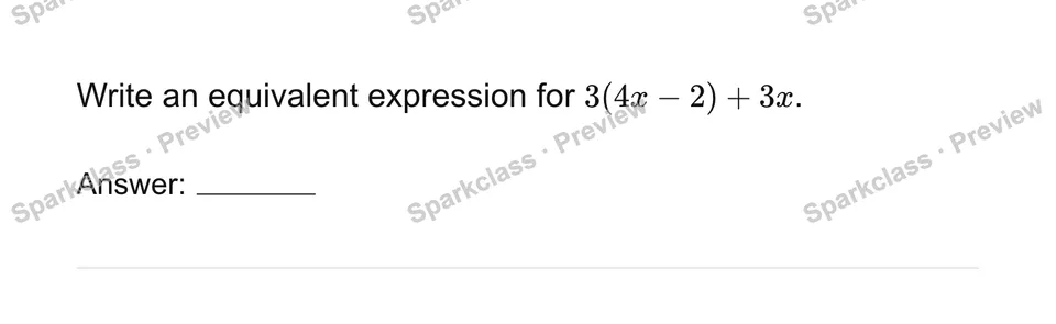 Generate an equivalent expression — page 1