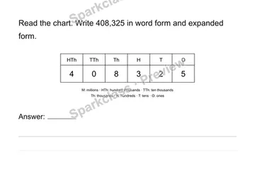 Connect three forms — Grade 4 problem preview