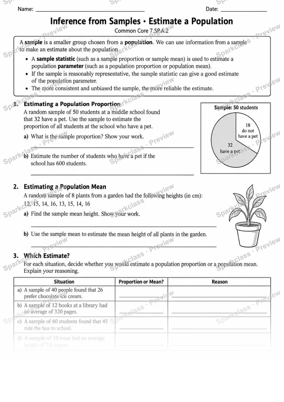 7.SP.A.2 · Inferences from Data · Variant 2 — page 1