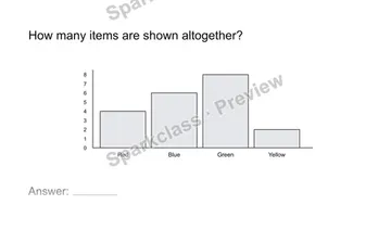 Read a measurement graph — Grade 2 problem preview