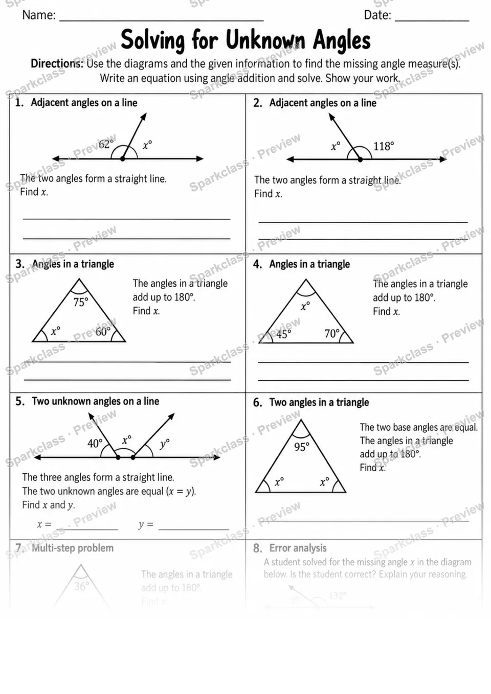 7 Unknown Angles — page 1