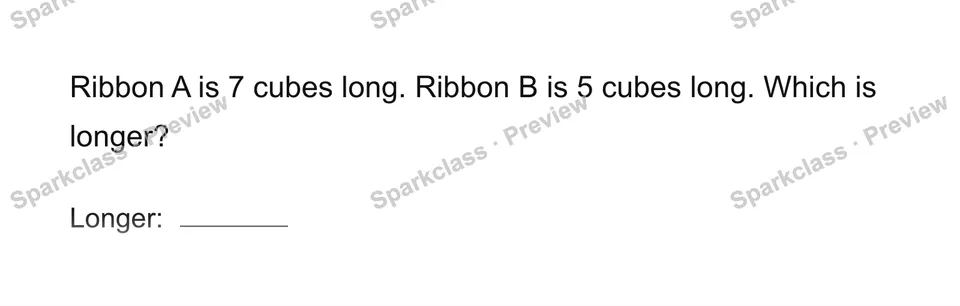 Compare lengths — page 1