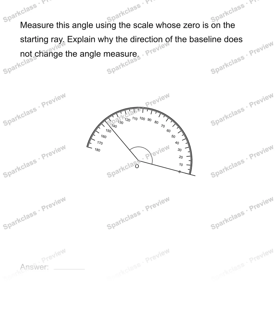 Measure from a rotated baseline — page 1