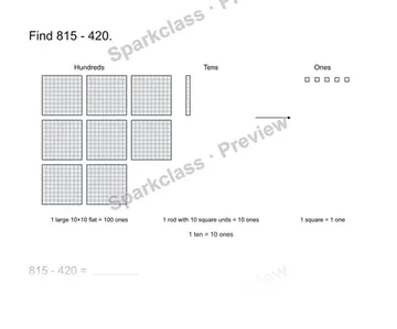 Add and subtract within 1,000 — Grade 2 problem preview