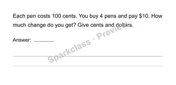 Solve measurement word problems — Grade 4 problem preview