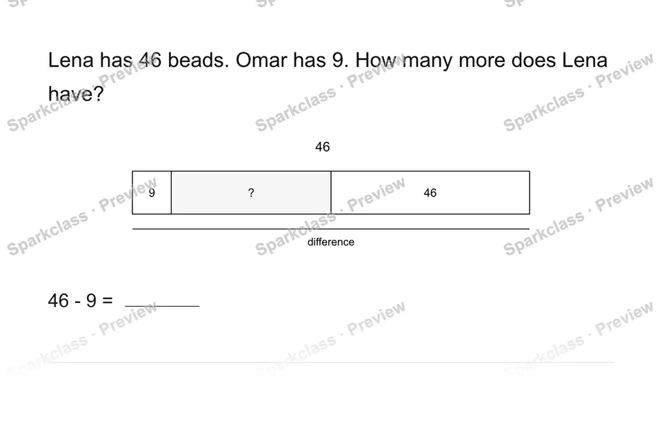 Compare two amounts — page 1