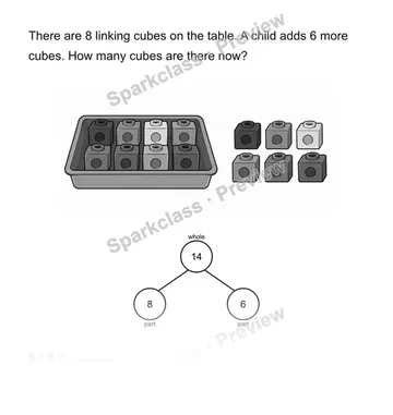 Find what remains — Grade 2 problem preview