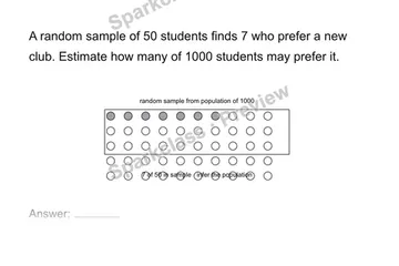 Use a sample to infer a population — Grade 7 problem preview