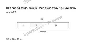 Two steps — Grade 2 problem preview
