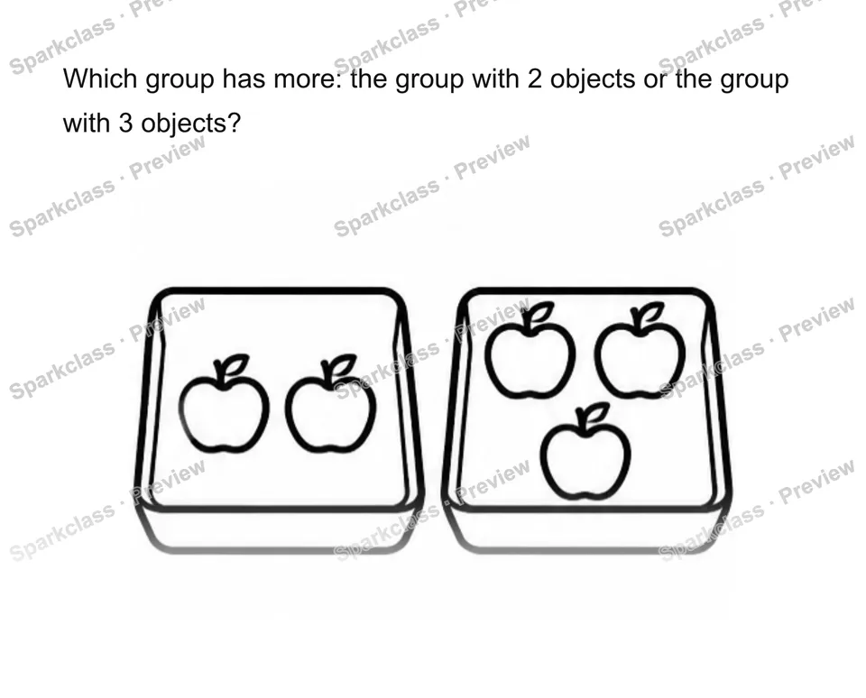 Compare groups more/fewer/same — page 1