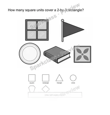 Count square units — Grade 2 problem preview
