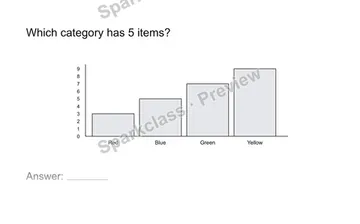 Read a measurement graph — Grade 2 problem preview