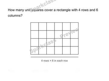 Count unit squares — Grade 3 problem preview