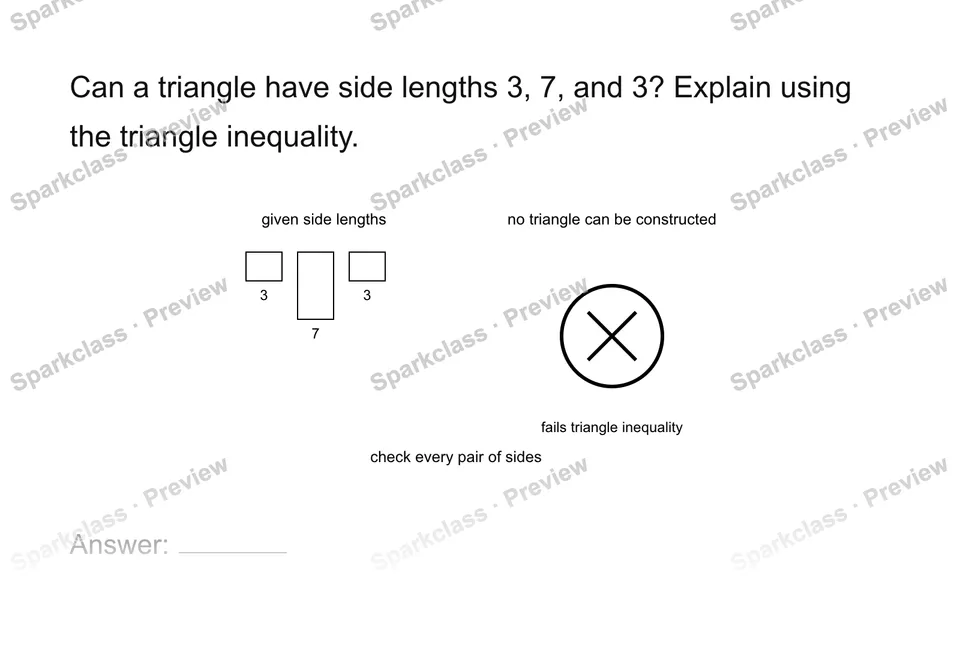 Test triangle existence — page 1