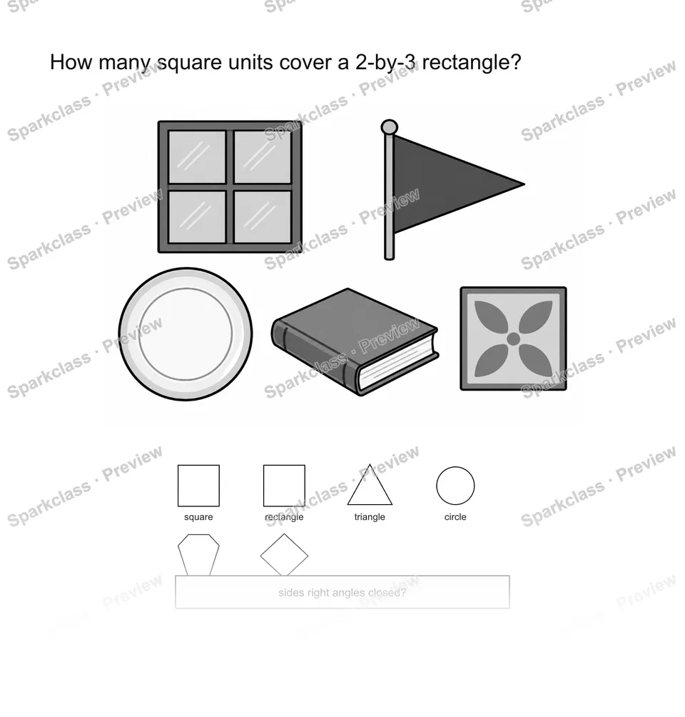 Count square units — page 1