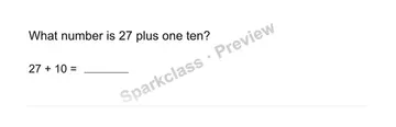 One more ten — Grade 1 problem preview