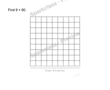 Multiply by a multiple of ten — Grade 3 problem preview