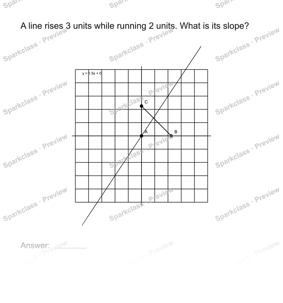 Interpret slope geometrically — page 1