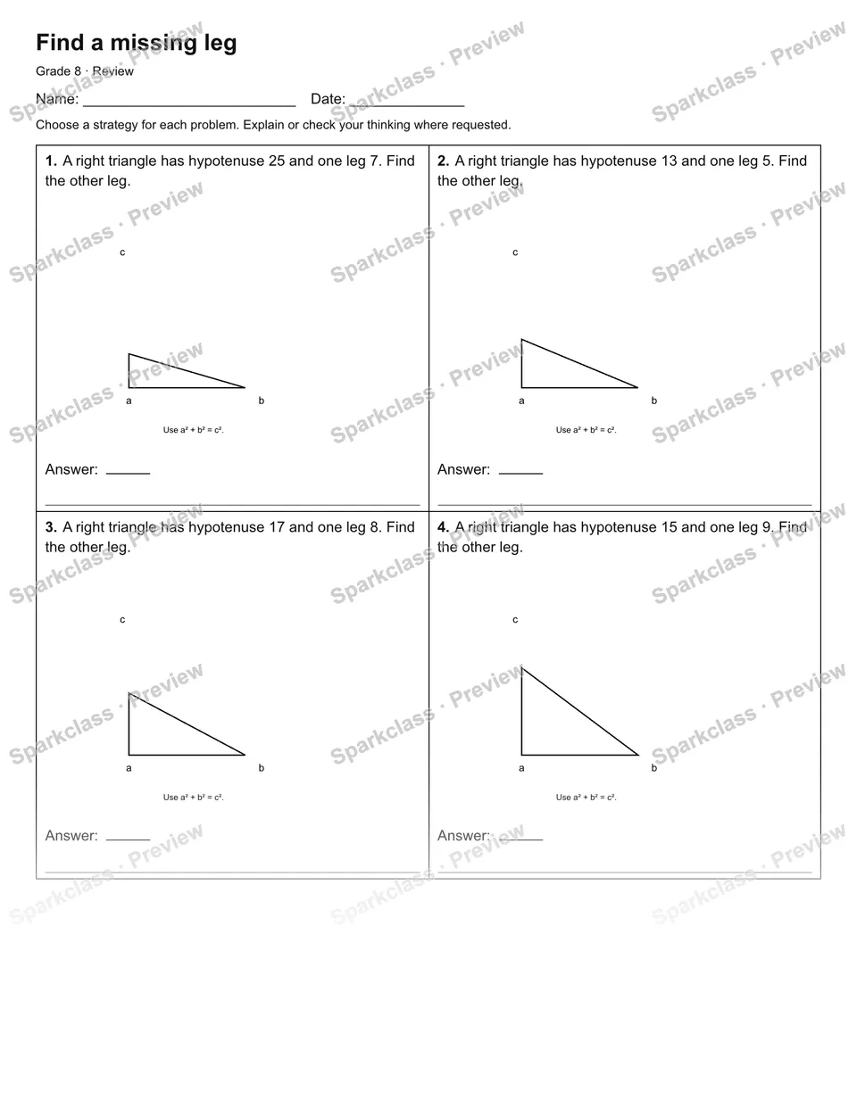 Find a missing leg — Review — page 1