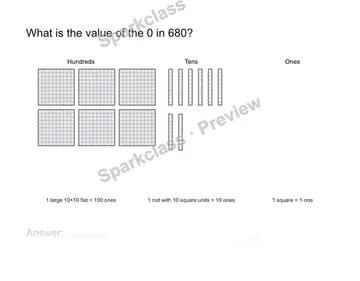 Name a digit value — Grade 2 problem preview