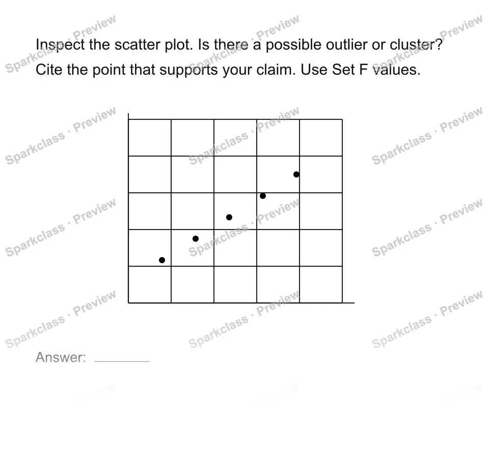 Identify clusters and outliers — page 1