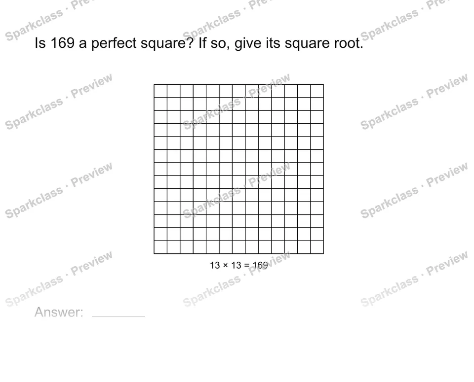Identify perfect squares — page 1