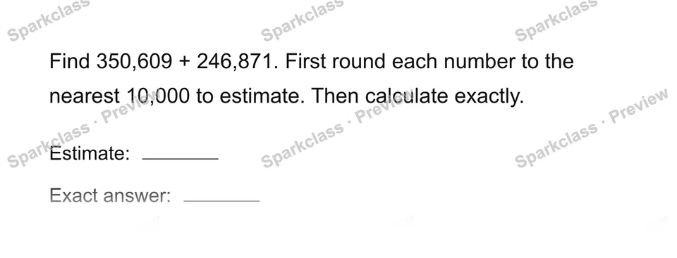 Add whole numbers — page 1