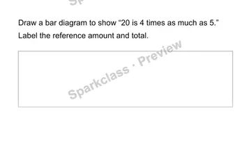 Draw the relationship — Grade 4 problem preview